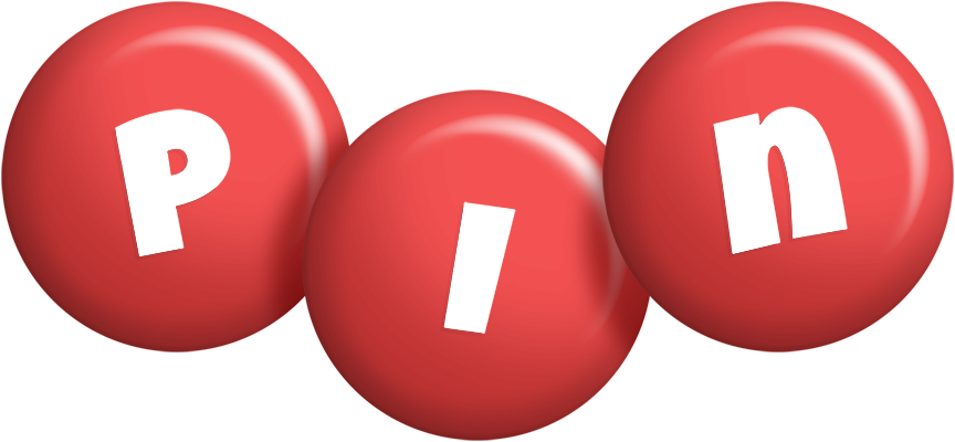 Pin candy-red logo