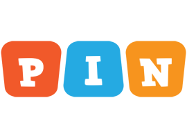 Pin comics logo