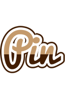 Pin exclusive logo