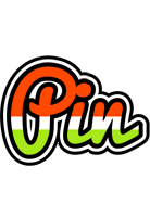 Pin exotic logo