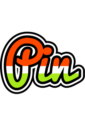 Pin exotic logo