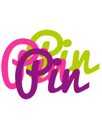 Pin flowers logo