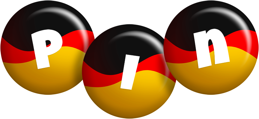 Pin german logo