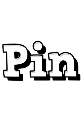 Pin snowing logo