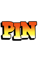 Pin sunset logo