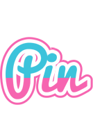 Pin woman logo