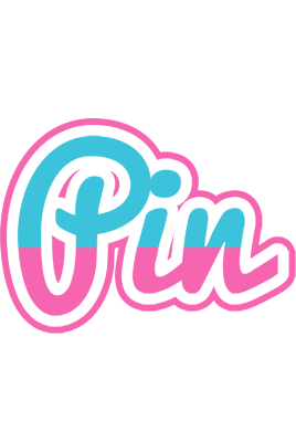 Pin woman logo