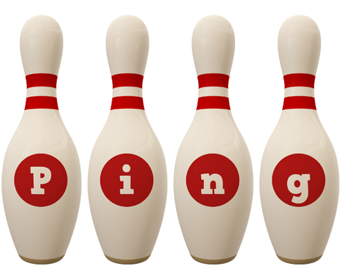 Ping bowling-pin logo