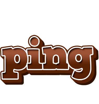 Ping brownie logo