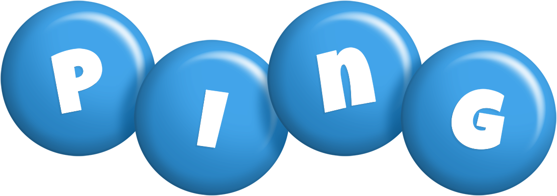 Ping candy-blue logo
