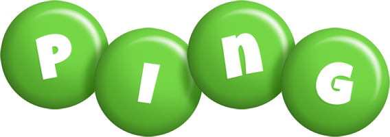 Ping candy-green logo