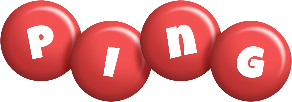 Ping candy-red logo