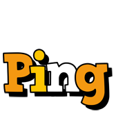 Ping cartoon logo