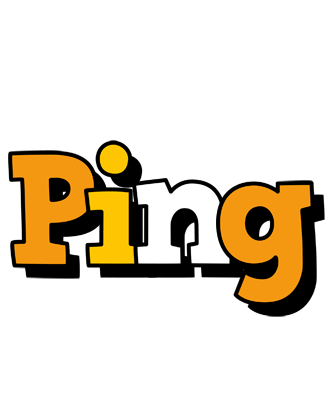Ping cartoon logo