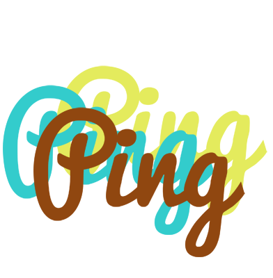 Ping cupcake logo