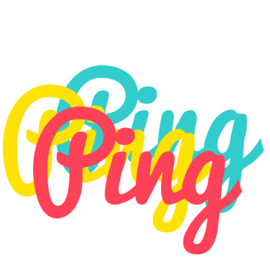 Ping disco logo