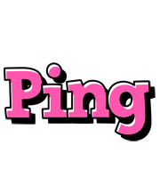 Ping girlish logo