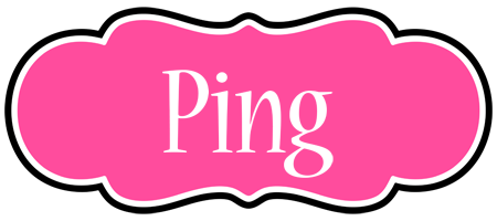 Ping invitation logo