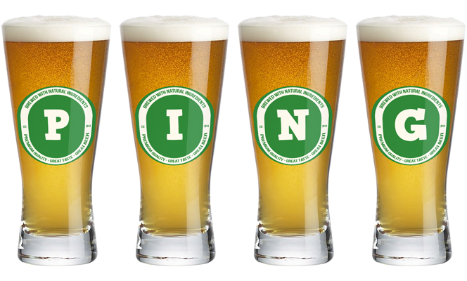 Ping lager logo