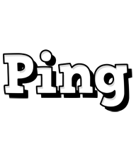 Ping snowing logo