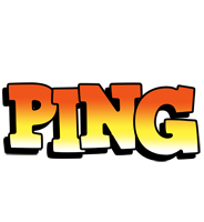 Ping sunset logo