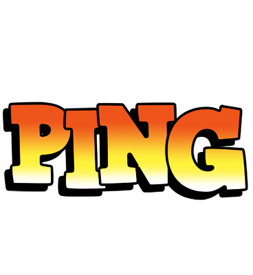 Ping sunset logo