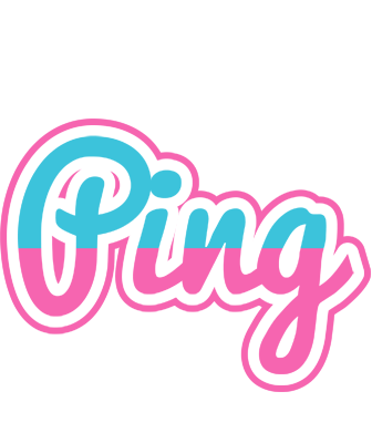Ping woman logo