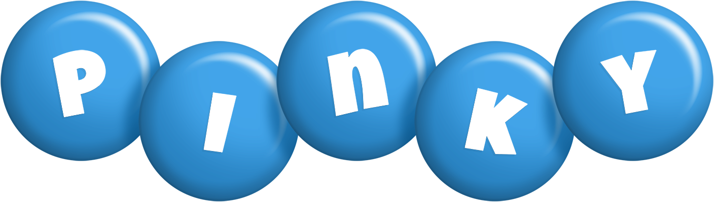 Pinky candy-blue logo