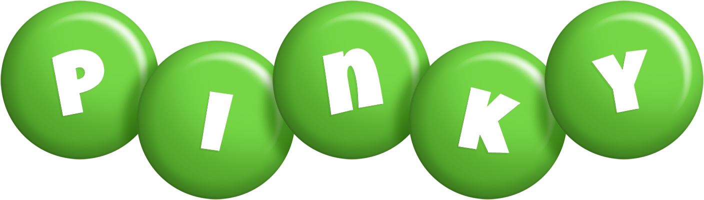 Pinky candy-green logo