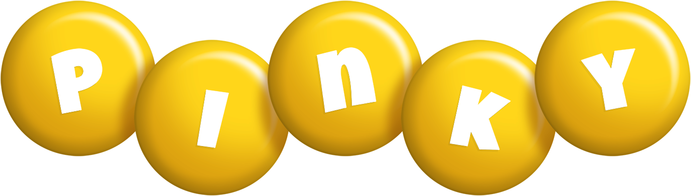 Pinky candy-yellow logo