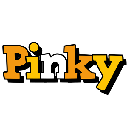 Pinky cartoon logo