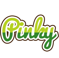Pinky golfing logo