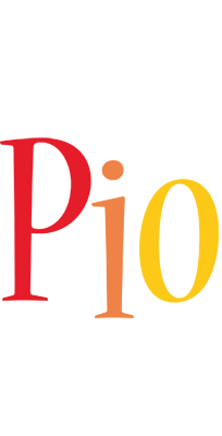 Pio birthday logo