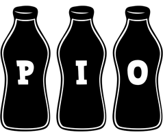 Pio bottle logo