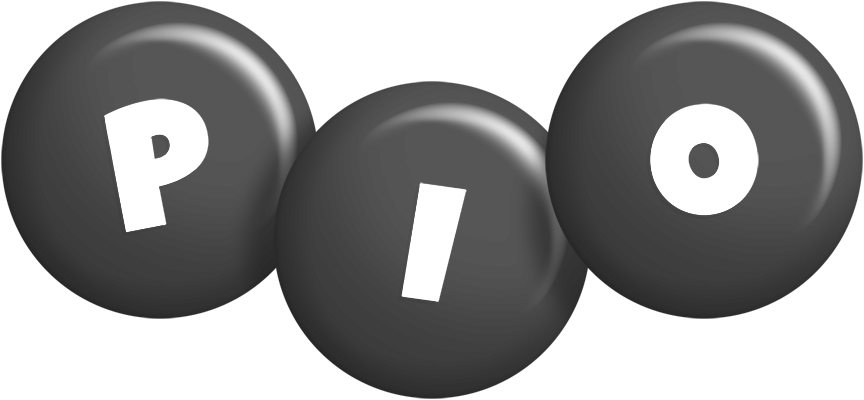 Pio candy-black logo