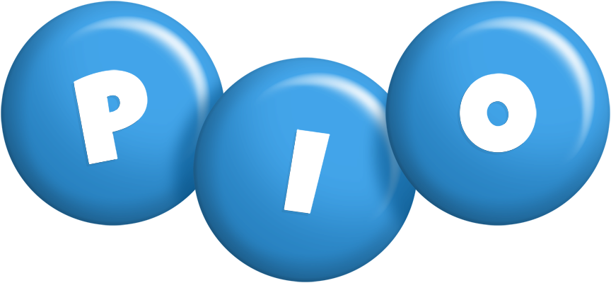 Pio candy-blue logo