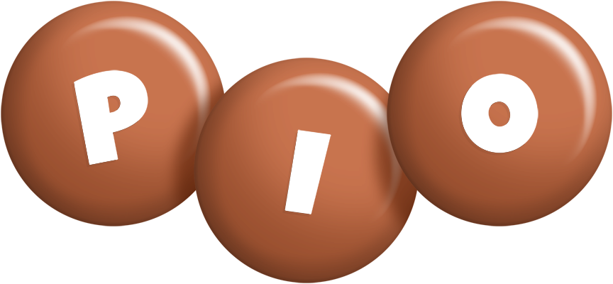 Pio candy-brown logo