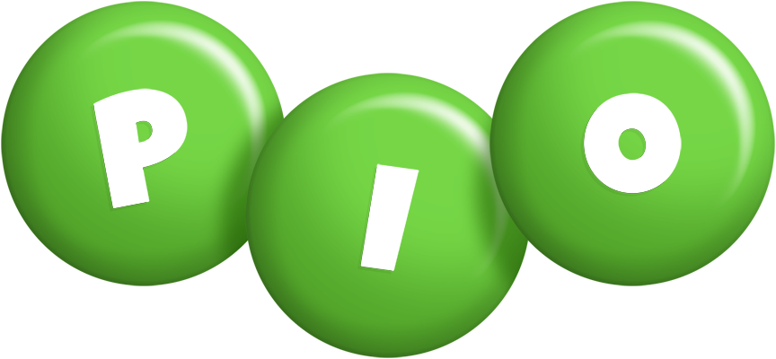 Pio candy-green logo