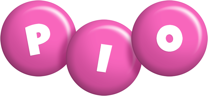 Pio candy-pink logo