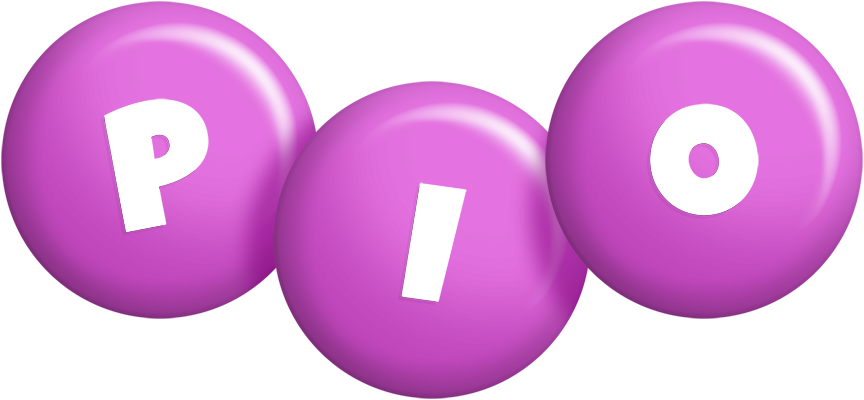 Pio candy-purple logo