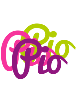 Pio flowers logo