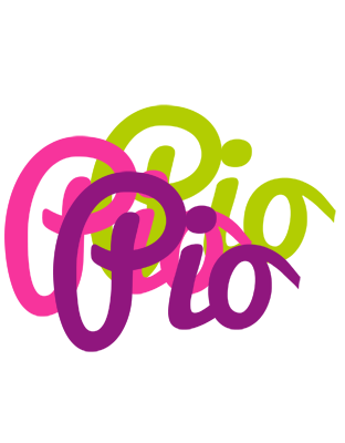 Pio flowers logo
