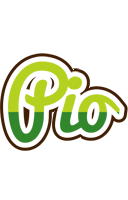 Pio golfing logo