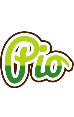 Pio golfing logo