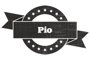 Pio grunge logo