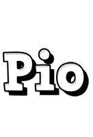 Pio snowing logo