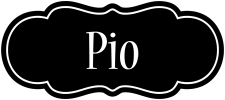 Pio welcome logo