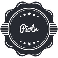 Piotr badge logo