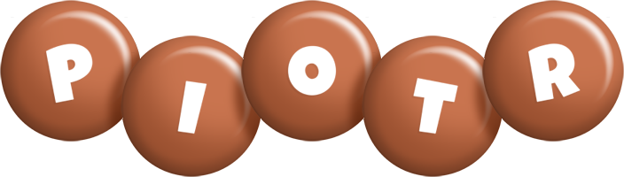 Piotr candy-brown logo