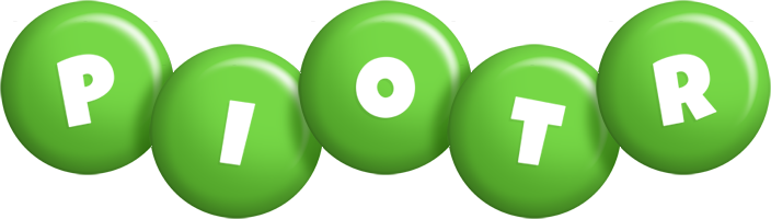 Piotr candy-green logo